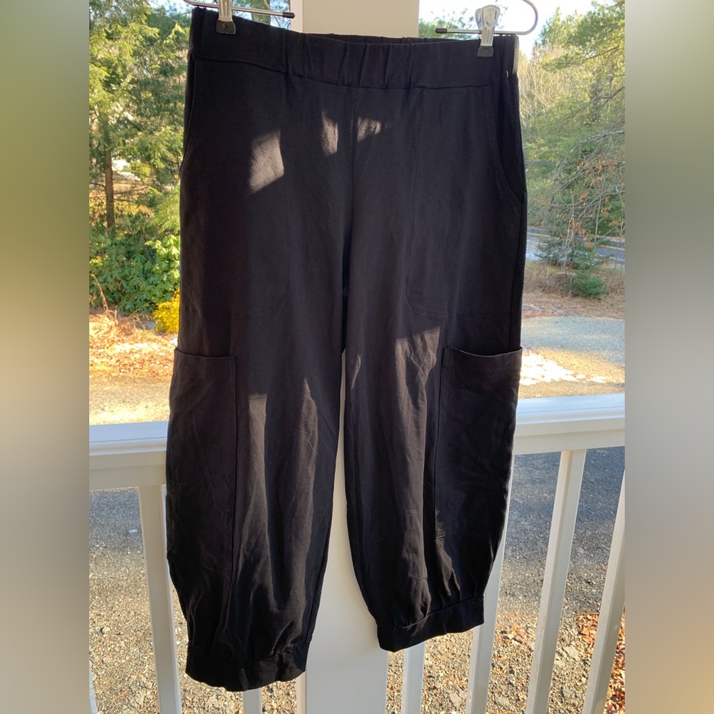 XS lagenlook fabulous 4-pocket cotton "Beth" cropped cargo pants by flutter, SF
